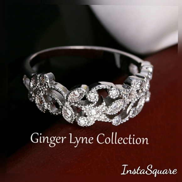 Floral cocktail wedding ring - Picture 2 of 7